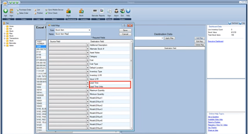 Inventory System and Asset Tracking Data Import v084