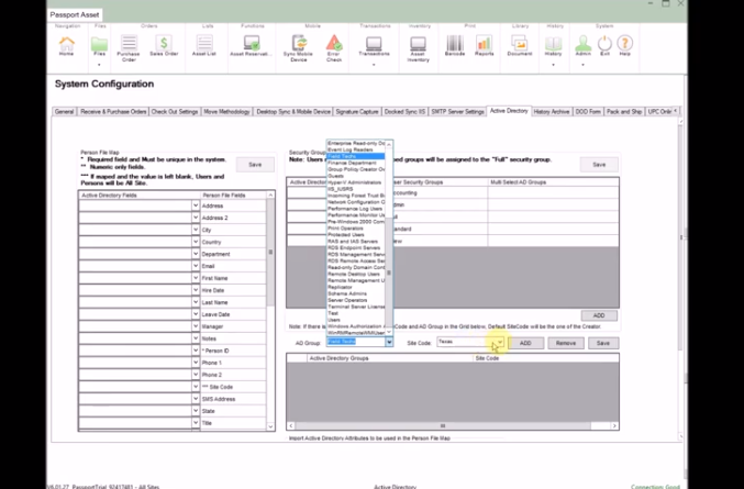 Inventory System and Asset Tracking Multi Site v083